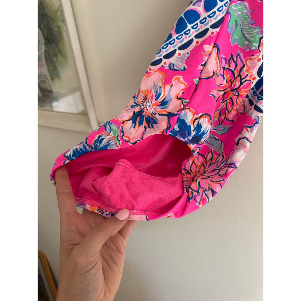 LILLY PULITZER Last Bud Not Least Ester One Piece Swimsuit Size 0 - Picture 8 of 11